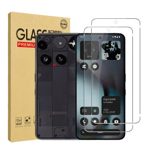 �y2���Z�b�g�zFor Nothing Phone 3 �t�B���� �����K���X ���{���Ɏq�f�ސ� �d�x9H ��U�h�~ �X�N���b�`�h�~ �������� Nothing Phone3 �t���ی�t�B����