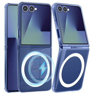 Galaxy Z Flip7 P[X MagSafeΉ NA }Olbg MNV[ Z Flip 7 SC-55F / SCG35 یJo[ ϖh~ CX[dΉ ϏՌ PCw ^ y op[ Sʕی C菝h~ wh