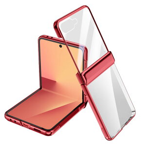 OURJOY Galaxy Z Flip7 P[X NA ol^qWی Samsung MNV[ztbv7 / SC-55F / SCG35 P[X dCbLop[ Jo[ ̌^KXtB  ϏՌ ی  C