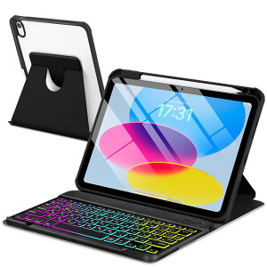 EAMPANG JIS{z iPad(A16)11 11C`2025/10 10.9C`2022/ L[{[htP[X, 7FC{[obNCg Type-C[d E X}[g @\ CX L[{[h 360x]