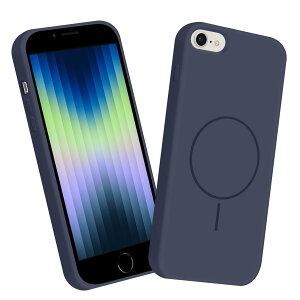 iPhoneSE3 / iPhone SE2 / iPhone 8 �P�[�X MagSafe�Ή� �V���R�� �ϏՌ� �w��h�~ ����~�� �y�� �Ռ��z�� �g�уP�[�X �ČRMIL�K�i�擾 �}�O�l�b�g���� ���C�����X�[�d�Ή� �A�C�t�H�� se3 /se2 /8 (�_�[�N