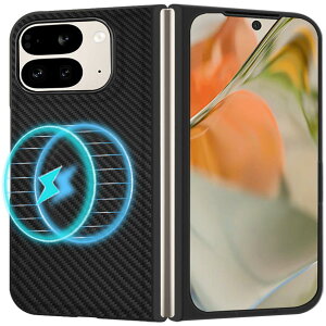 Google Pixel 9 Pro Fold P[X MagSafeΉ ϏՌ sNZ 9ProFold Jo[ CX[dΉ pixel 9 pro fold X}zP[X PC y ^ C菝h~ h~ (ubN)