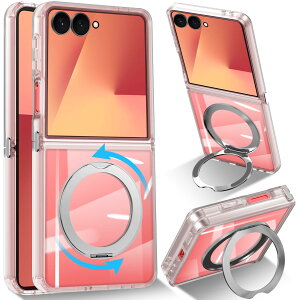 Galaxy Z Flip7 p P[X NA Jo[ 360x]X^h CΉ }Olbg  ܂肽݌^PCX}zOt X^h@\ MNV[ Z tbv7 یP[X ܂ px