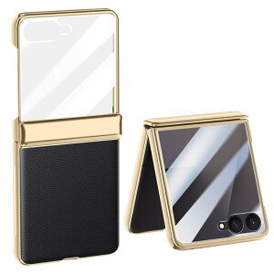 Fadkzyxr Galaxy Z Flip7 p P[X ol^qWی U[ dCbLop[ ̌^TufBXvCtBt MNV[Z Flip 7 / SC-55F / SCG35 p Jo[ X}zP[X Xgbvz