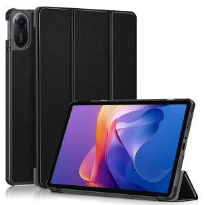 For Redmi Pad2 �p�̃^�u���b�g�P�[�X �J�o�[ 11�C���` �ϏՌ� �����h�~ ��p�ی� Hcsxlcj(�u���b�N)