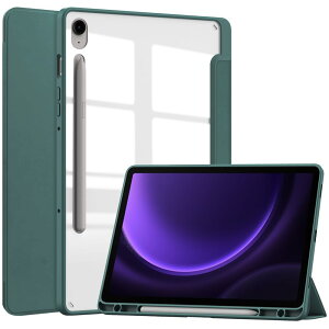 Galaxy Tab S10 FE / S9 FE 10.9�C���` �P�[�X Tab S9 11�C���` �J�o�[ �w�ʓ��� �N���A S Pen ���[ �[�d�Ή� �I�[�g�X���[�v 3�܂�X�^���h Android �^�u���b�g �M�����N�V�[ Tab S9 fe �P�[�X ���� �ϏՌ�