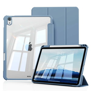 KTGGHG iPad iA16j 11 P[X 11C` 2025f/ iPad 10 P[X 10.9C` 2022f n[hNAJo[ PU[U[ J O܂ X^h I[gX[v@\ ϏՌ y 