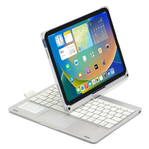 360x] 2022 iPad 10 10.9C`/ 2025 iPad A16 (11 11C`) L[{[hP[X ^b`pbh obNCgt ܂肽 ACpbh10 L[{[h Jo[ ̌^ gbNpbht