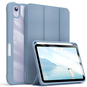 SZPSGC iPad mini7 P[X(A17 ProA2024) iPad mini 7/6 P[X (2024/2021) 8.3C` P[XyPencily[z y ϏՌ O܂ X^h X}[gJo[ _炩VR PUގJo[ iu