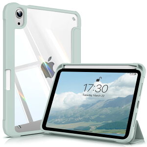 SQBEBS iPad Mini7 P[X (A17 Pro 2024) / iPad Mini6 P[X 2021 8.3C` 7/6 obNJo[ Apple Pencil [\ O܂X^h Touch IDƃI[gX[v@\Ή y ^ h~ PU