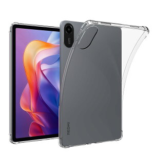 Gosento For Xiaomi Redmi Pad2 �P�[�X �N���X�^�� �N���A ���� TPU�f�� Redmi Pad 2 11�C���`�i2025�j �ی�J�o�[ (�N���A)