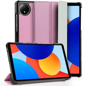 GeeRic Xiaomi Redmi Pad SE 8.7 �Ή� �P�[�X 8.7�C���` Xiaomi Redmi Pad SE 4G �Ή� �ی�J�o�[ �^�u���b�g�P�[�X �蒠�^ �X�^���h�P�[�X �I�[�g�X���[�v�@�\ �y�� ���^ �ϏՌ� ���h�~ �s���N