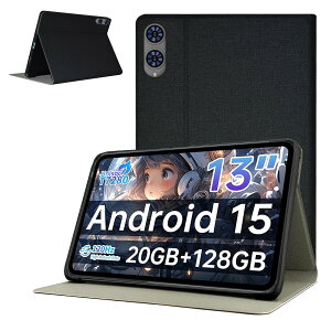 Teclast T65 �p �P�[�X �J�o�[ KONXISA Teclast T65 �^�u���b�g 13�C���` �P�[�X �p�x���� �X�^���h PU+TPU�f�� �ω��� �Ϗ� �ϏՌ� �S�ʕی� ��G�肪�ǂ� �^�u���b�g�X���[�u�i�u���b�N�j