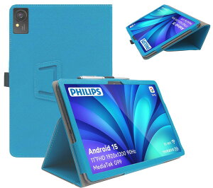 For PHILIPS T8015 �P�[�X �J�o�[�yJYJIEJIE�z�p�x���� ����PU �ω��� �C�菝�h�~ �X�^���h�@�\�t�� ���C�z�� ��G�肪�ǂ� �S�ʕی�^ �ی�P�[�X PHILIPS T8015 �^�u���b�g�P�[�X(�u���[)