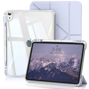 SQBEBS iPad 11���� /10���� �P�[�X ������ 11�C���` 2025/10.9�C���` 2022 ���� �w�� ���E�� �J�o�[ �y�����[ �O�܂葽�@�\ �X�^���h Touch ID�� �I�[�g�X���[�v �@�\�Ή� �y�� ���^ �ϏՌ� �N���A ��