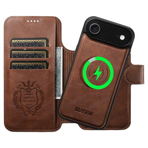 JCGOOD iPhone 17 ケース手帳型 分離式 2in1 取り外し可能 MagSafe対応 いphone 17 ケース手帳カード収納 マグセーフ ワイヤレス充電対応アイフォン17 ケース スタンド機能財布一体型2wayカード入れ マ