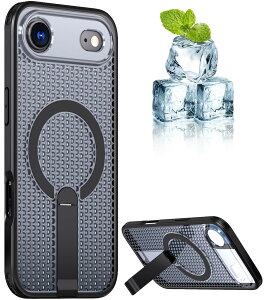 YUZOR for iPhone 17 Air P[X p M bV X}zP[X MagSafeΉ X^ht ACtH17 Air Jo[ ~ wh~ ϏՌ ČRMILKi擾 Xgbvz[t 6.6C` (iPhone1