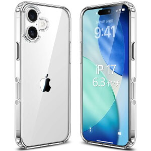 Esputunk �Ή� ��Phone 17 �P�[�X �N���A �ϏՌ� �y�E���^ �ČRMIL�K�i ���ϖh�~ Qi�������C�����X�[�d �yPC�w�� + TPU�o���p�[�z�X�g���b�v�z�[���t�� �����h�~ ��phone17 �p �����P�[�X 17 �p �N���A