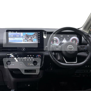 【3枚セット】 新型セレナ C28 エアコン カーナビ メーター 液晶 保護フィルム 低反射フィルム PET製 自社開発 日本製 指紋防止 ディスプレイオーディオ カーナビ Nissan Connect SERENA 日産 画面保