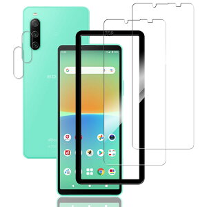 KPNS XPERIA 10 iv SO-52C SOG07 p (2)KXtB + (2)JtB + KChgt {Ɏqfލ̗p S یtB KX tB Jی YJo[ Ή