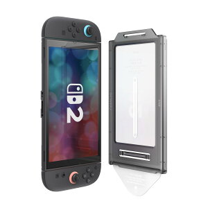yelagoz Switch 2 Ή یtB 9H KX gp ^ NA KXtB \t KCh t ی ANZT[ [ Switch2 XCb`2 Ή ] TEMPERED GLASS SCREEN PROTECTOR NA