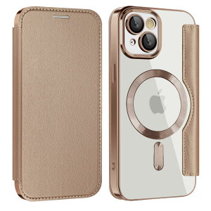 MuZiF iPhone 13 用 ケース 手帳型 Magsafe対応 クリア 背面 透明 高級なPUレザー 永久磁石 マグネット スマホケース カード収納、人気財布型 カバー 軽量 アイフォン13 用 手帳カバー (iPhone 13 用,き