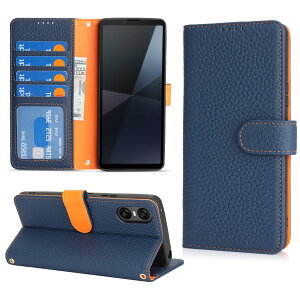 DEYHU Xperia 10 VI �P�[�X �蒠�^ �J�[�h���[ �G�N�X�y���A10 VI �P�[�X �{�v ��e�� �ϏՌ� �X�^���h�@�\ �Ή� Sony �G�N�X�y���A SO-52E / SOG14 / A402SO / XQ-ES44 �P�[�X �蒠�^ ���U�[ �g�уJ�o�[ �u���[
