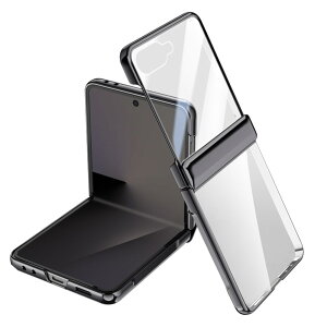 OURJOY Galaxy Z Flip7 P[X NA ol^qWی Samsung MNV[ztbv7 / SC-55F / SCG35 P[X dCbLop[ Jo[ ̌^KXtB  ϏՌ ی  C