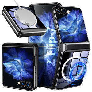 Galaxy Z Flip7 p P[X Magnetic Ή }Olbg NA qWی ϏՌ PCf ^ MNV[ Z tbv7 p Jo[ ܂ dCbLop[ Jo[ Vv y  l