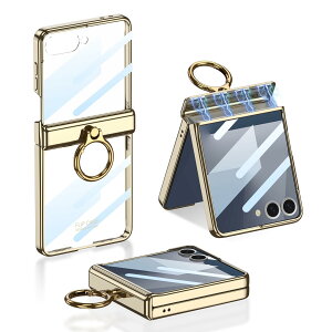 Galaxy Z Flip7 P[X NA TuʕیtBt Samsung MNV[Z tbv7 / SC-55F / SCG35 p Jo[ Ot X^h@\ Uovon X}zP[X qWی Xgbvt dC