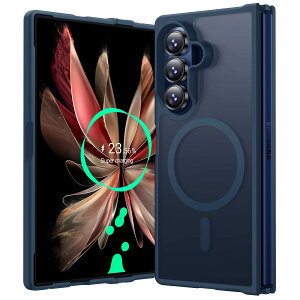 Aunote Galaxy Z Fold7 P[X MagSafe ɑΉ ϏՌ Yی ϋv ΂݂Ȃ wh~ CX[dΉ Galaxyzfold7 P[X }Olbg  u[