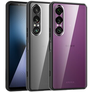 SONY Xperia 1 VII p P[X NA [SO-51F / SOG15] ϏՌ ČRMILKi擾 SGSF ΂݂Ȃ Yی ~ wh~ Xgbvz[t GNXyA1 VII pJo[ Crystal Series