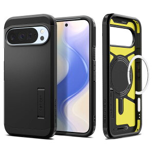 Spigen Pixel 10 Pro XL P[X ϏՌ MagSafeΉ X^ht }bg Od\ ČRMILKi ^tA[}[AI E}OtBbg ACS09728 (ubN)