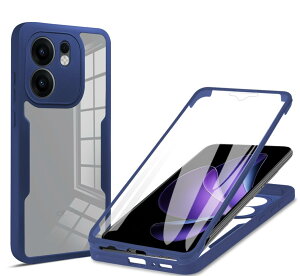 OPPO Reno13 A P[XwAFINERx 360° Sʕی O  OPPO Reno13 A Jo[ [^b`plx] Vf یtB TPU+PC NA X}zP[X tJo[ y ^ Ռz C菝h~