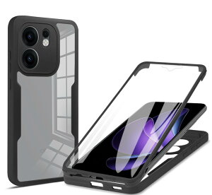 OPPO Reno13 A P[XwAFINERx 360° Sʕی O  OPPO Reno13 A Jo[ [^b`plx] Vf یtB TPU+PC NA X}zP[X tJo[ y ^ Ռz C菝h~