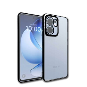 OPPO Reno 13A 5G P[X NA Sʕی Jo[ TChbLH TPU NA ^ ϏՌ Ռz P[X Jo[ یP[X Xgbvz[t h~ C菝h~ Yی (ubN)