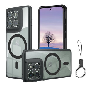 For Motorola Moto Edge 60 Pro/60S Pro p P[X g[GbW60 Pro Jo[ ̃fUC Magsafe Ή }Olbg  CAX[d }bgP[X ČRMILKi擾 nCubg TPUop[ P