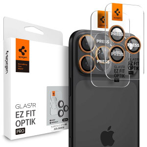 Spigen iPhone 17 Pro / 17 Pro Max JیtB iPhone 16 Pro / 16 Pro Max Ή IWF 9HdxKX YveN^[ 2 AGL10123 Optik Pro Orange