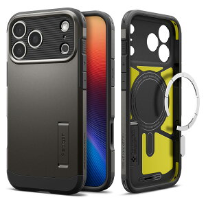 Spigen yn18N̋Zṕz iPhone 17 Pro Max MagSafeΉ JRg[{^Ή X^ht }bg ϏՌ ČRMILKi ^tEA[}[TE}OtBbg (K^) ACS09898