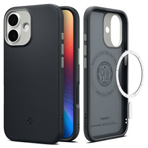 Spigen yn18N̋ZṕziPhone 17 MagSafeΉ }Olbg Xgbvz[ ČRMILKi im|bvE}OtBbg (ubNEZT~) ACS09992
