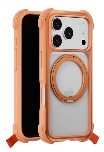 �yMagEasy�z iPhone 17 Pro �Ή� �P�[�X �N���A MagSafe �Ή� ��] �����O �X�^���h �ϏՌ� �X�}�z�P�[�X �}�O�Z�[�t ���� ��� �g�уP�[�X [ iPhone17Pro �A�C�t�H��17Pro �Ή� Case ] Odyssey Stand M �R�[����