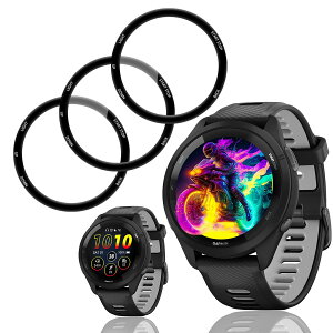 �y3���Z�b�g�z �Ή� GARMIN(�K�[�~��)Forerunner 265 �t�B���� �p GARMIN Forerunner 265 Music �ی�t�B���� PET������ �Y�f�@�� 24���Ԏ����C���Z�p 3D�Ȗ� �P�[�X �J�o�[ �ϏՌ� ��U�h�~ �w��h�~ �S�ʕ�