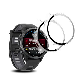 �y2���Z�b�g�zFor Garmin Forerunner 970 �P�[�X �J�o�[ �K���X�t�B���� ��̌^ Ubefuu �S�ʕی� �����ߗ� �����x�^�b�` �y�� �Ռ��z�� �w��h�~ �h���h�o�i�N���A*2�j