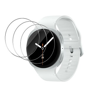 �y3���Z�b�g�zFor Galaxy Watch 8 �t�B���� 44mm �ی�t�B���� �ی�K���X �M�����N�V�[ Watch 8 44mm �Ή� Kluso 9H�d�x �����ߗ� �����x�^�b�` �w��h�~ �Ռ��z��