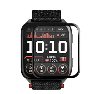 �y3������z For GARMIN Venu X1 �t�B���� �K�[�~�� Venu X1 �ی� �t�B���� �ȖʑΉ� �yKibnco�z PMMA+PC���f�� 3D�ȖʃG�b�W �ϏՌ� ��U�h�~ �w��h�~ �����ߗ� �h�o �C�A�[�� �t�B����