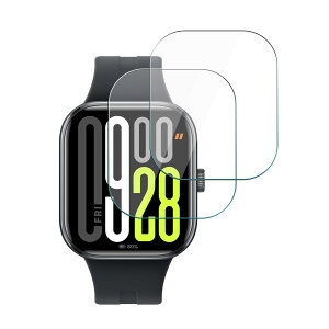 【2枚セット】For Redmi Watch 5 フィルム シャオミ レッドミー ウォッチ 5 保護フィルム 【larfbulroc】TPU製・縁を浮かない・高透過率・超薄型・指紋防止・画面鮮やか高精細・貼り付け簡単 Xiaomi R