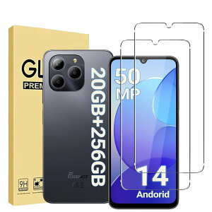 【2枚セット】YILLIONS フィルム 強化ガラス 保護フィルム FOSSiBOT S1/S2 ガラスフィルム 6.72インチ 日本旭硝子素材製 硬度9H 飛散防止 スクラッチ防止 撥水撥油 FOSSiBOT S1/S2 液晶保護フィルム