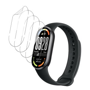 �y4���Z�b�zFor Xiaomi Smart Band 10 �t�B���� Mosasa Xiaomi Band 10�ی�t�B���� 24���Ԏ����C���Z�p �_�炩���C�A�[�� �w��h�~�����x ��U�h�~ ���˒ጸ