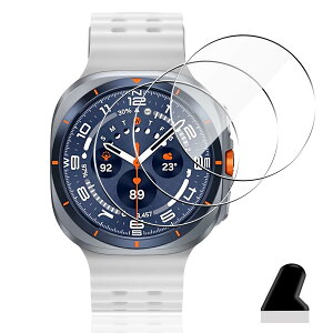 �y3���Z�b�g�z �Ή� Galaxy Watch Ultra (2025) �K���X�t�B���� �ی�t�B���� 3�� �p �M�����N�V�[�E�H�b�` �E���g�� �t�B���� �y �d�x9H ���{���Ɏq�� �z �p Galaxy Watch Ultra �t���ی�t�B���� �L�Y�h