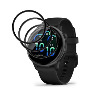 �y3���Z�b�g�zFor Garmin vivoactive 6 �t�B���� �K�[�~�� vivoactive6 �ی�t�B���� �ylarfbulroc�zPMMA+PC���f�ށE3D�E�����ߗ��E�ϏՌ��E�h�o�E��U�h�~�E�w��h�~�E��ʑN�₩�����ׁE�\��t���ȒP